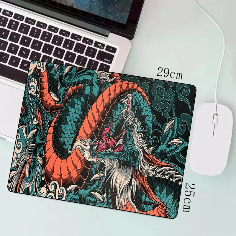 Japanese Dragon Large Gaming Mousepad Keyboard Gamer Mouse Pad on the Table Speed Desk Mat Anime Mouse Mats ,Dragon Pattern