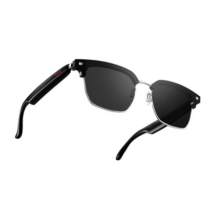 Bluetooth Smart Glasses with Automatic Adjustment Wireless Bluetooth Headset anti Blue Light Sunglasses Man Woman Waterproof