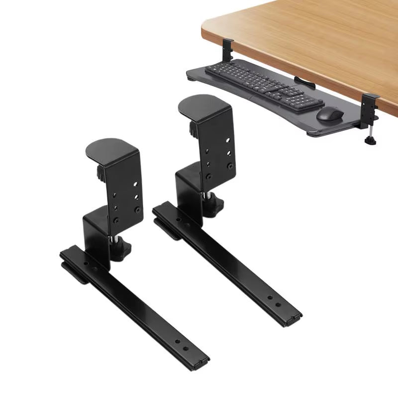 Underdesk Keyboard Drawer Keyboard Shelf Sliding Slide-Out Keyboard Drawer Keyboard Shelf Sliding under Desk Mounted Keyboard